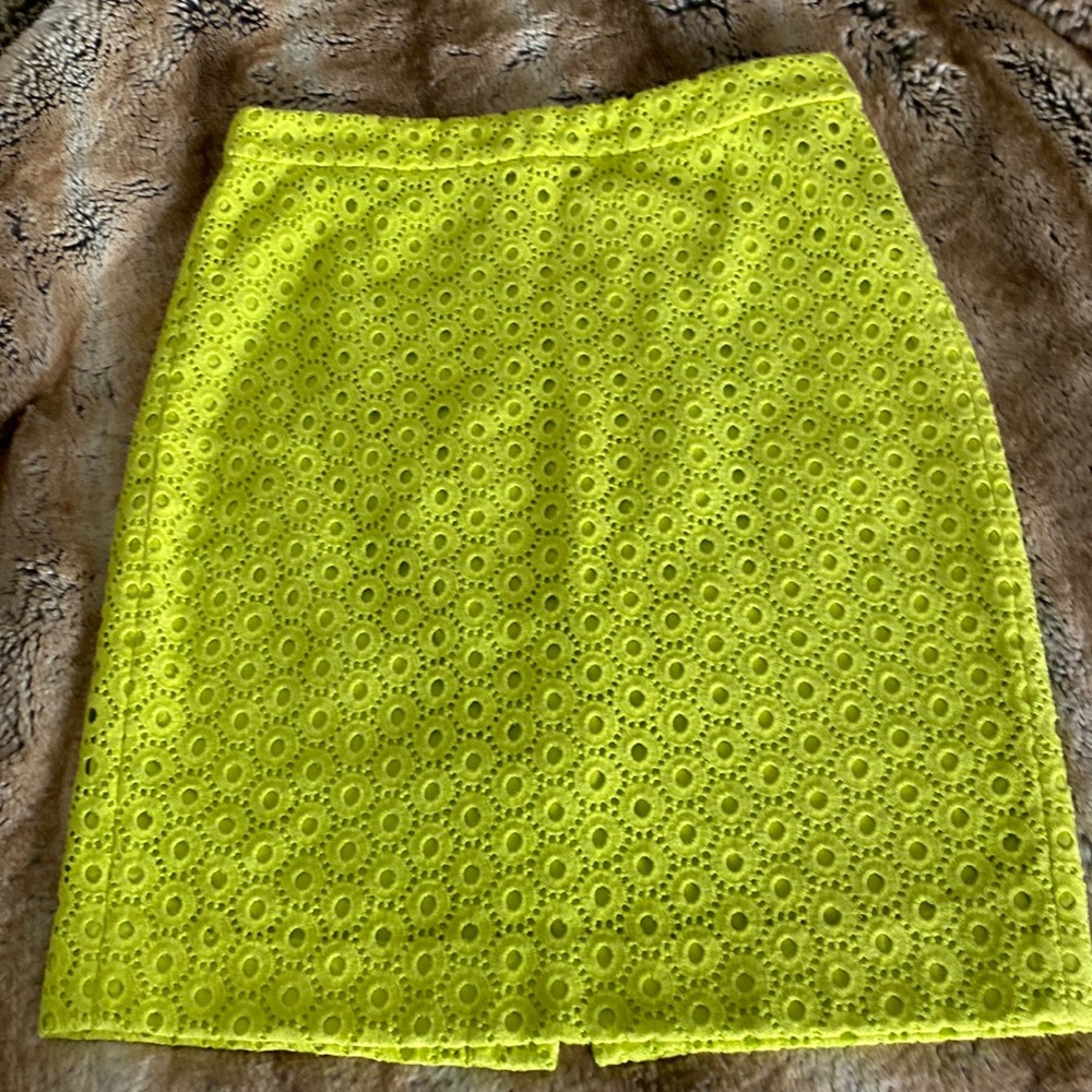 J Crew Eyelet Skirt